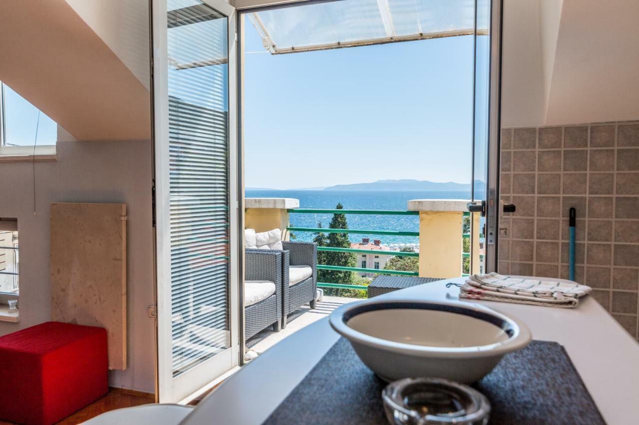 Penthouse Floor Or Floor Piano Nobile In An Austro Hungarian Villa Parking Wifi Away From Roads Green Nr Beach Opatija Exteriér fotografie